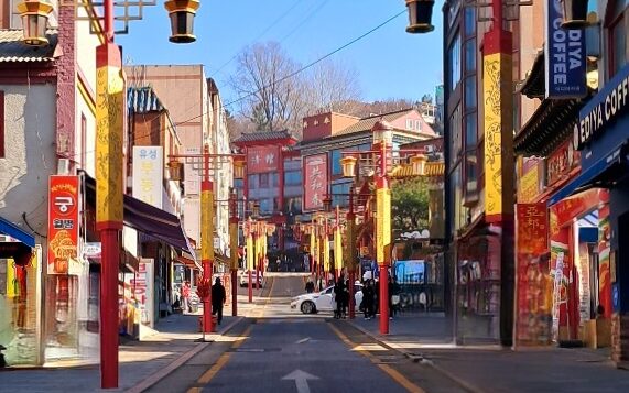 차이나타운 거리의 모습