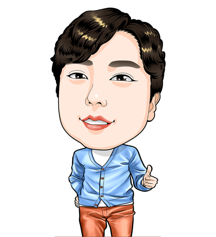 손희삼 과장의 캐리커처