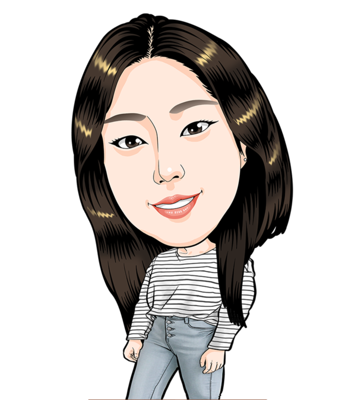 이미선 전임평가사의 캐리커처