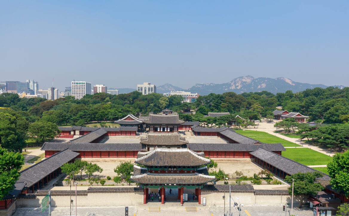 서울대병원에서 바라본 창경궁 사진