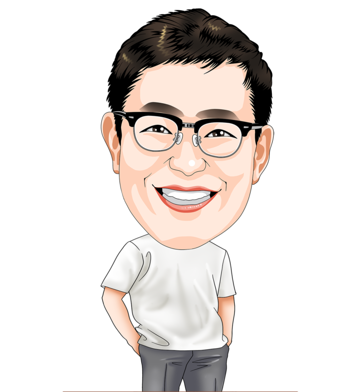 강지원 부장 캐리커처