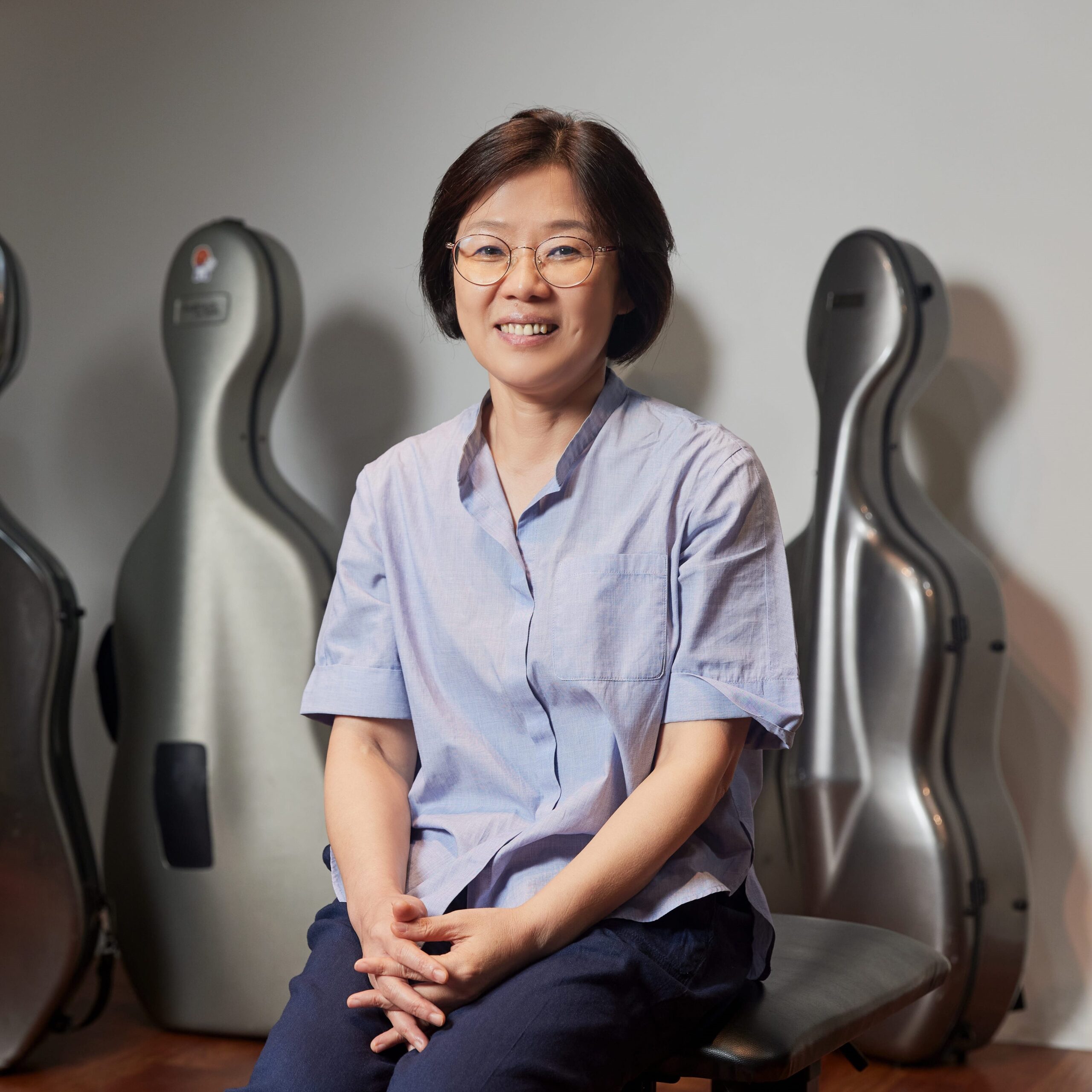 박영미 단장이 정면을 바라보며 환하게 웃는 사진