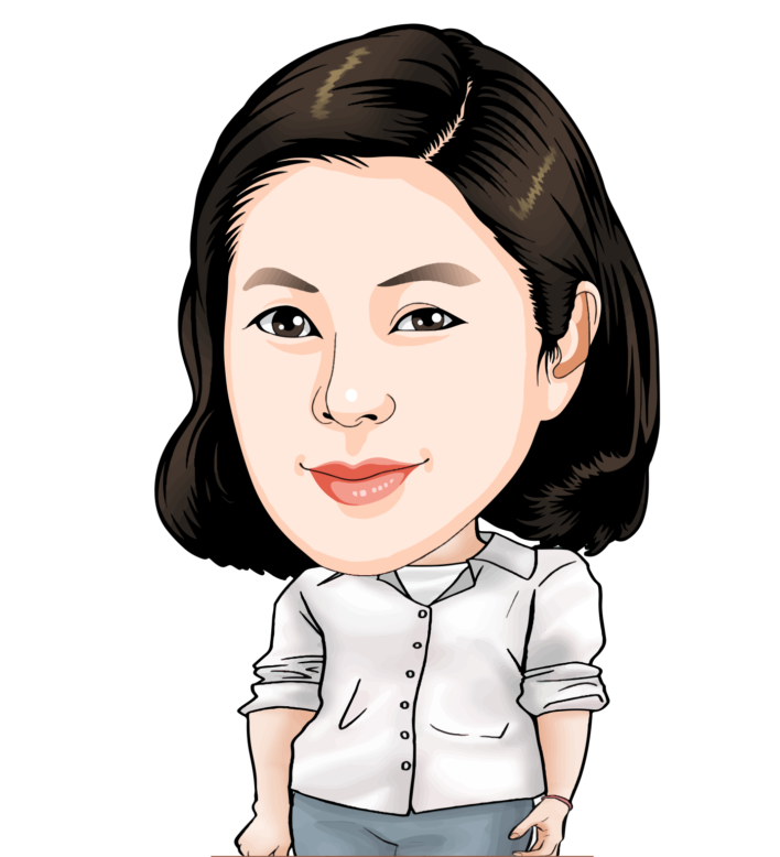 조윤경 고용개발원장 캐리커처 그림