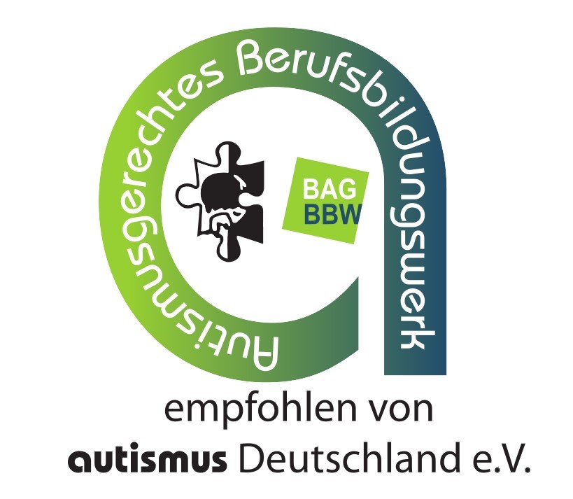 우. 자폐성장애인 친화적 직업훈련센터 인증마크