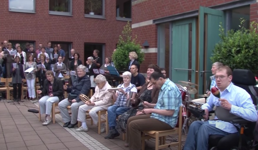 독일 남부 게셔에 있는 장애인공동체 ‘하우스 할’ 전경, 이곳에서 일과 삶을 동시에 추구한다.