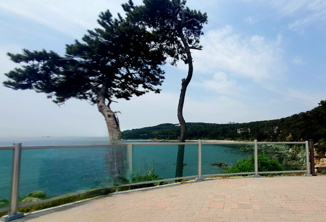 휠체어로 접근 가능한 대왕암공원 전망대 사진