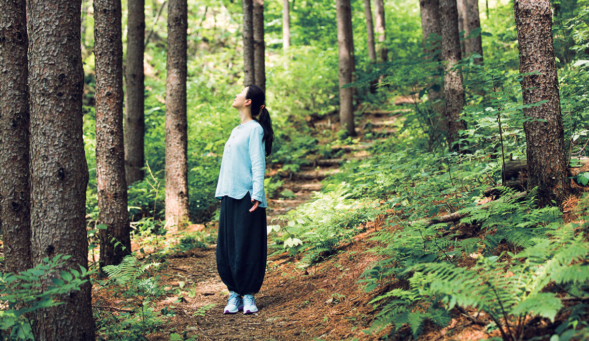 강원 홍천군에 있는 힐리언스 선마을 리조트는 ’숲 테라피’ 등 다양한 도파민 디톡스 프로그램을 운영하고 있다. 힐리언스 선마을 리조트 제공