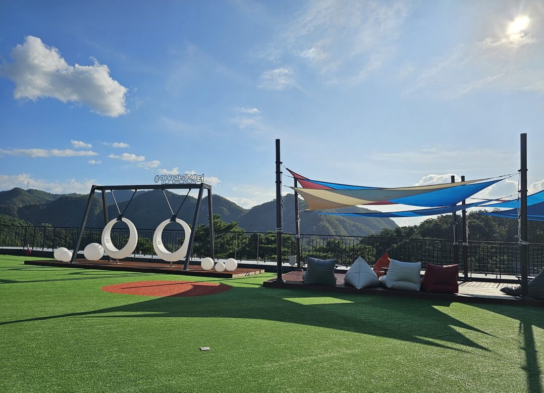 영월관광센터 테라스 카페 사진